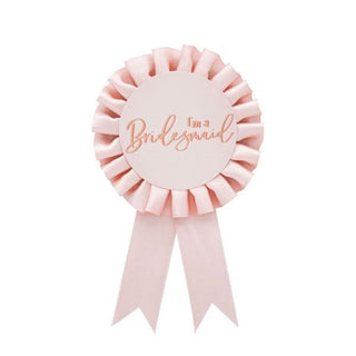 Badge - Bridesmaid Rose Gold