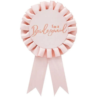 Badge - Bridesmaid Rose Gold