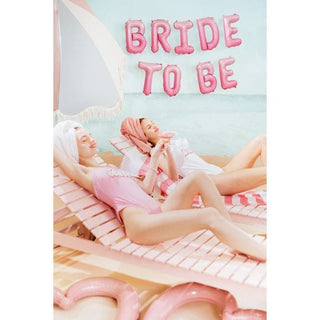 Balloon Bride to be, 340x35cm, pink