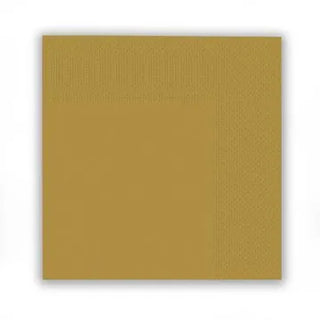 Gold 33cm 2 Ply Napkins x 16