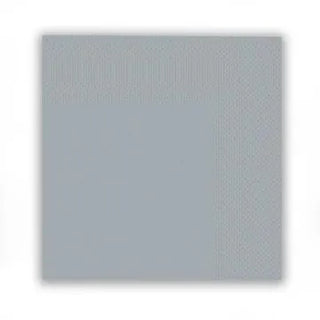 Silver 33cm 2 Ply Napkins x 16