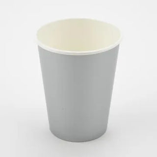 Silver Paper Cups 9oz x 8 – Plastic Free