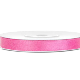 Bright Pink Satin Ribbon - 6mm/25m