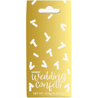 Biodegradable Wedding Confetti in Gold Box