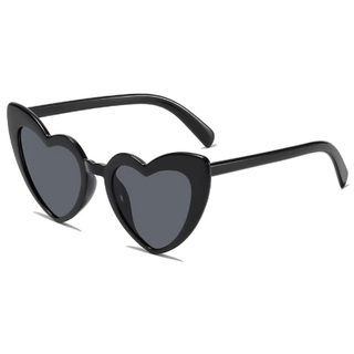 Black Heart-Shaped Sunglasses