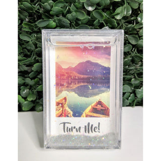 Mini Glitter Frame with sparkling glitter effect â€“ perfect for displaying cherished photos
