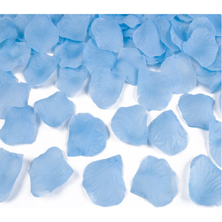 Pale Blue rose petals - 100 pack