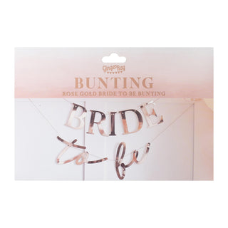 Blush - Bride to be Bunting Rose Gold