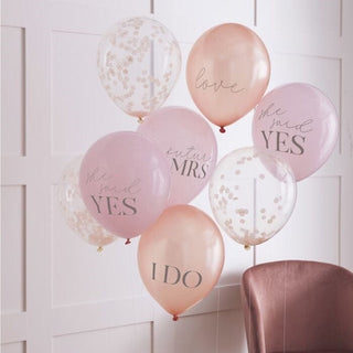 Blush - Mixed Pack of Hen Party Balloons