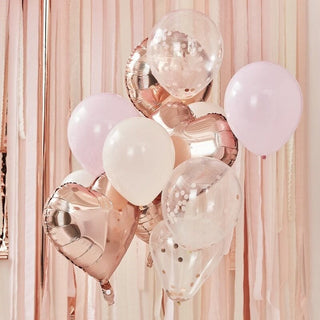 Blush & Rose Gold Balloons