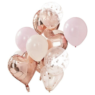 Blush & Rose Gold Balloons