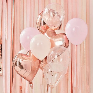 Blush & Rose Gold Balloons