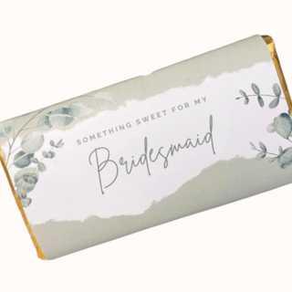 Bridal Party Galaxy Chocolate Bar - Sage