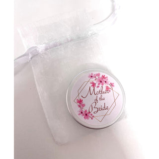 Bridal Party Lip Balm - Floral Pink Design (more titles available)