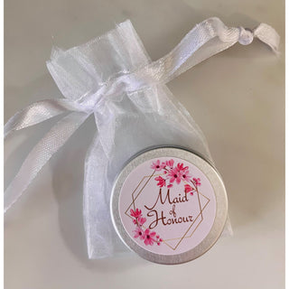 Bridal Party Lip Balm - Floral Pink Design (more titles available)