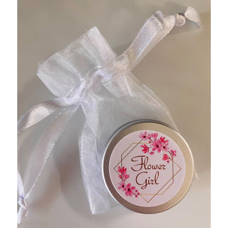 Bridal Party Lip Balm - Floral Pink Design (more titles available)