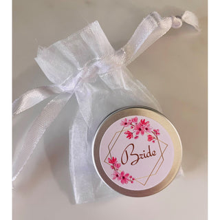 Bridal Party Lip Balm - Floral Pink Design (more titles available)