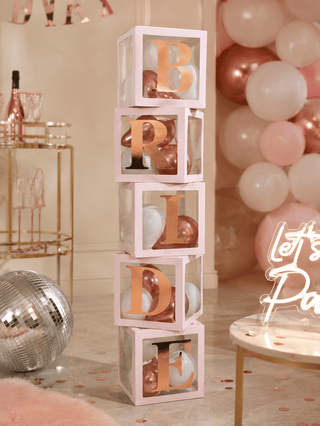 Bride Balloon Boxes (Balloons Included)