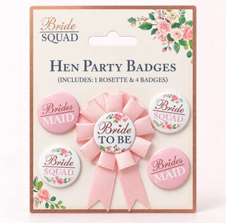 Bride Party Badges 5 Pack