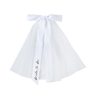 Bride To Be Bow Veil