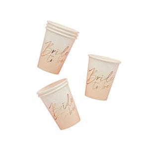 Bride To Be Paper Cups