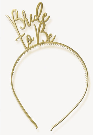 Gold Bride Party Headband