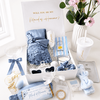 Build a Box Luxurious Gift Set - Dusty Blue