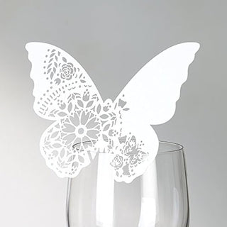 Butterfly Placecards - White (10 Pack)