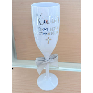 Communion - Personalised White Flute