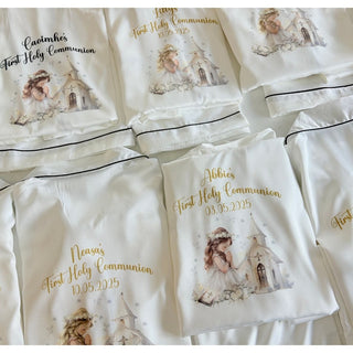 Communion - Personalised White Pj's