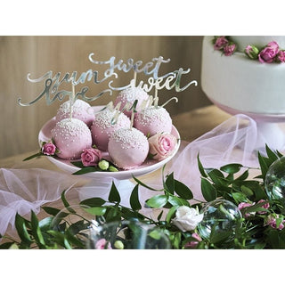 Cupcake Toppers Love, Silver