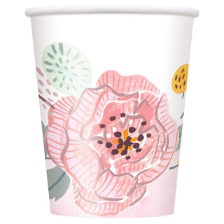 Cups - Floral Print (8 Pack)