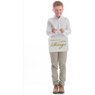 They didnt Trust me with the rings wedding sign