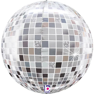 Disco Ball Globe Foil Balloon - 15 inch
