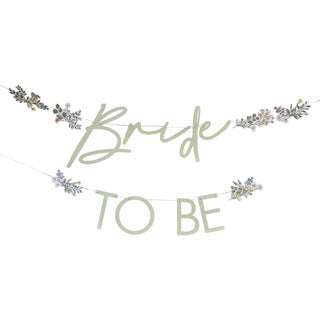 Floral Bride to Be Hen Party Bunting