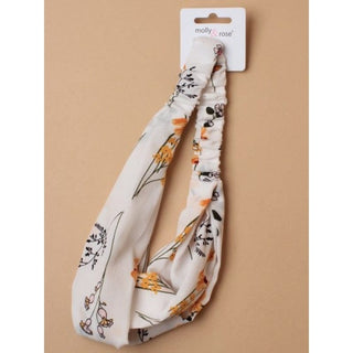 Floral Print Fabric Stretch Bandeau
