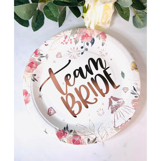 Floral Team Bride Plates (10)