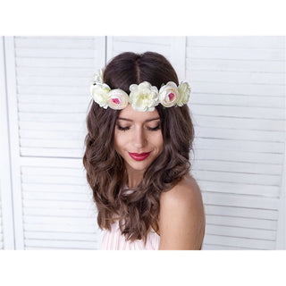 Flower Crown White, 17cm