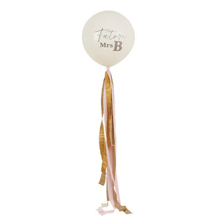 Future Mrs Jumbo 18'' Latex Balloon & Tassel Tail
