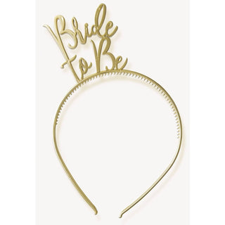 Gold Bride Party Headband