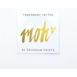 Gold Temporary Tattoo, MOH (1)
