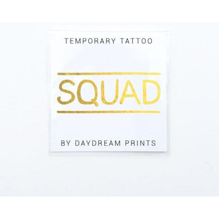 Gold Temporary Tattoo, Squad (1)