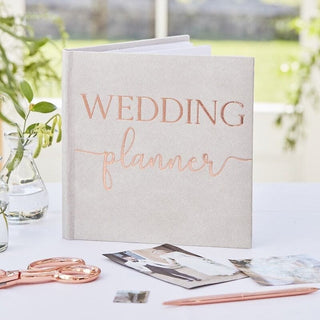 Grey Suede Luxury Wedding Planner