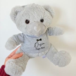 Personalised Teddy Bear - Grey