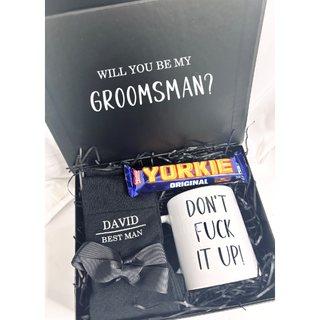 Personalised Team Groom Gift Set - Mug