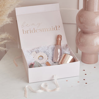 Rose Gold Will You Be My Bridesmaid Box