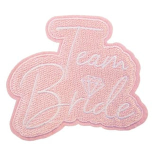 Iron on Patches (6), Pink Team Bride