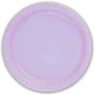 Lavender Paper Plates 9" x 8 Plastic Free