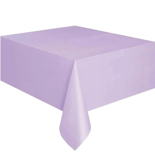 Lavender Tablecover Plastic