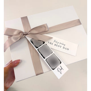 Luxe Ribbon Box with Photo Tag & Any Message